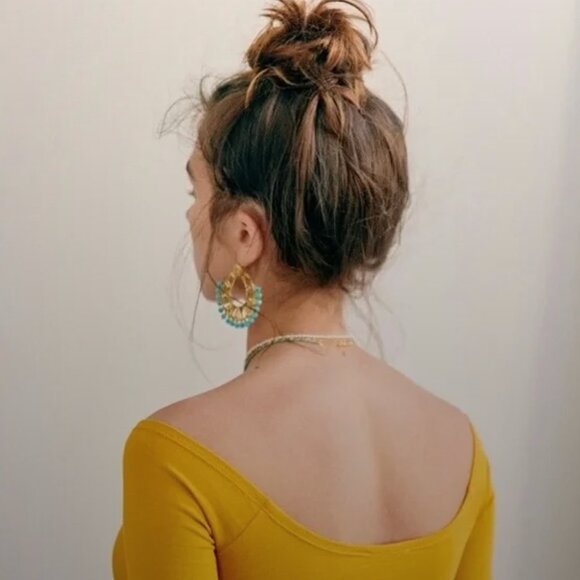 Sezane Bella bodysuit - Sunflower - XS - Picture 2 of 5